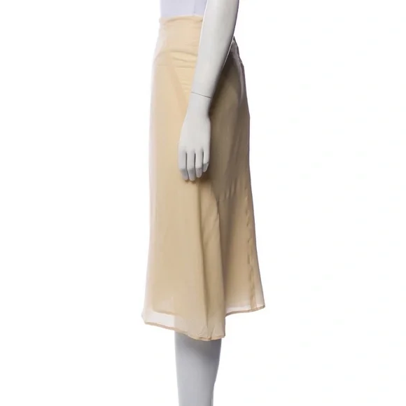 Silk Jil Sander Midi Skirt - Picture 2 of 6
